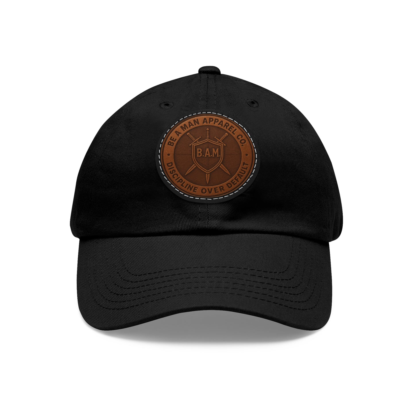 D > D Leather Patch Cap