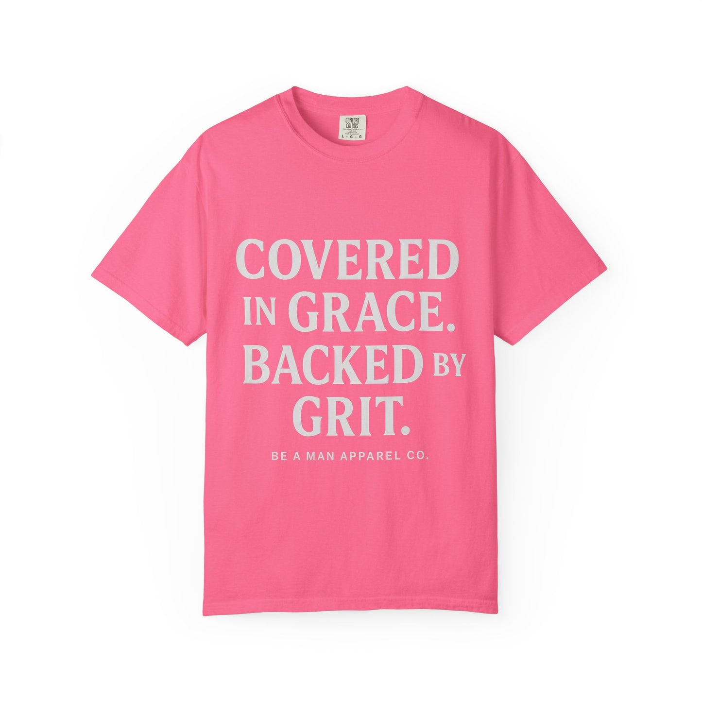 Covered in Grace, Backed by Grit – Be Her Backbone (Women's Shirt)