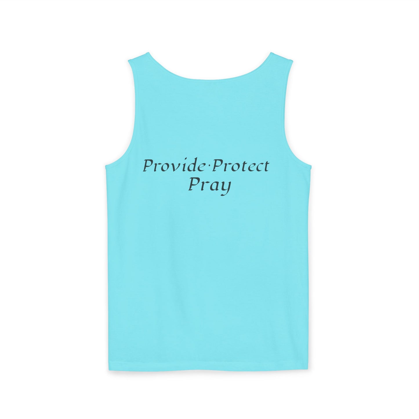 Men's Tank Top - Relaxing BE A MAN APPAREL PROTECT PROVIDE AND PRAY Design