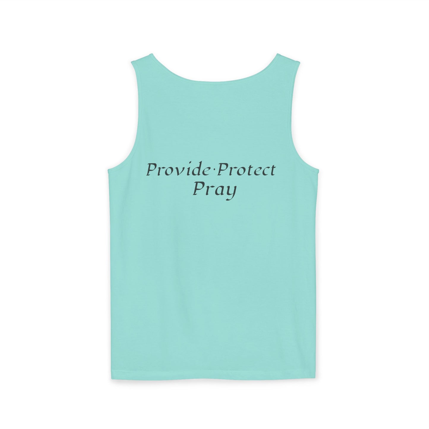 Men's Tank Top - Relaxing BE A MAN APPAREL PROTECT PROVIDE AND PRAY Design