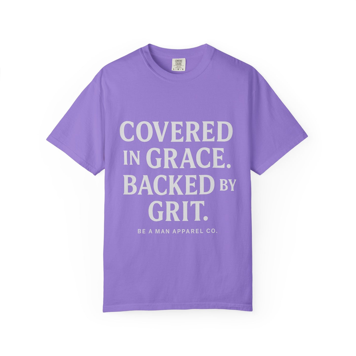 Covered in Grace, Backed by Grit – Be Her Backbone (Women's Shirt)