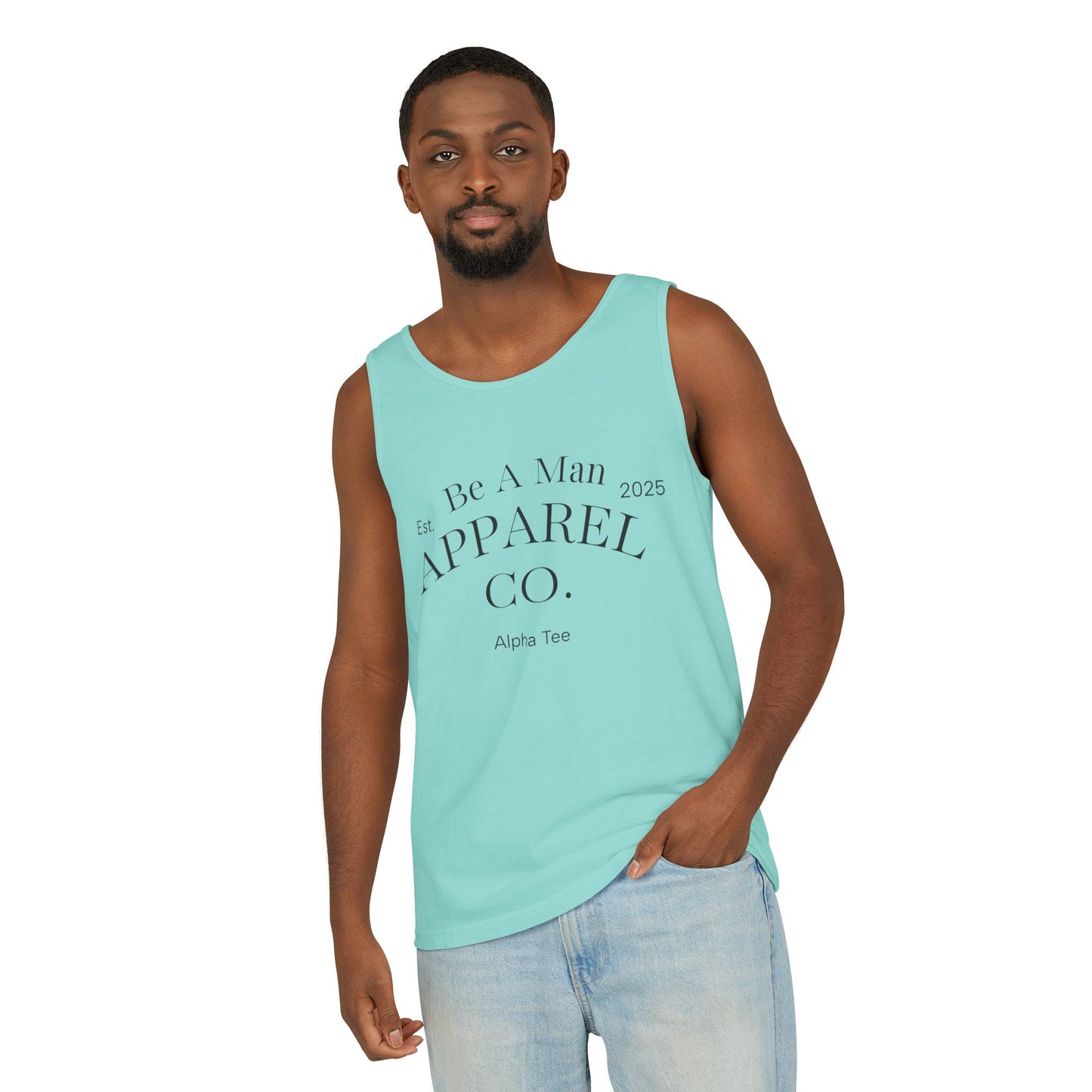 Men's Tank Top - Relaxing BE A MAN APPAREL PROTECT PROVIDE AND PRAY Design