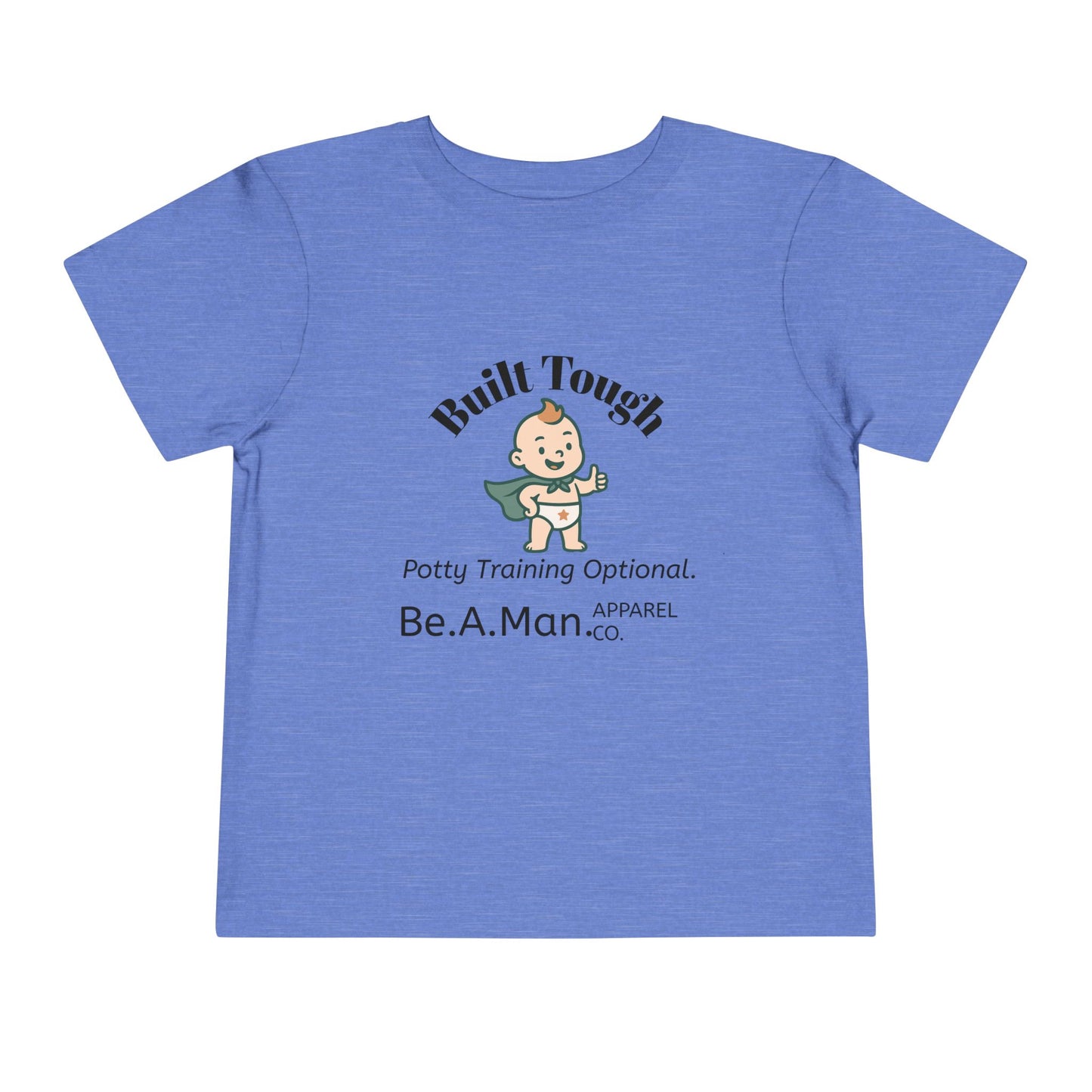 Built Tough Toddler Tee, Funny Kid's Shirt, Potty Training Shirt, Gifts for Toddlers, Baby Shower Gift