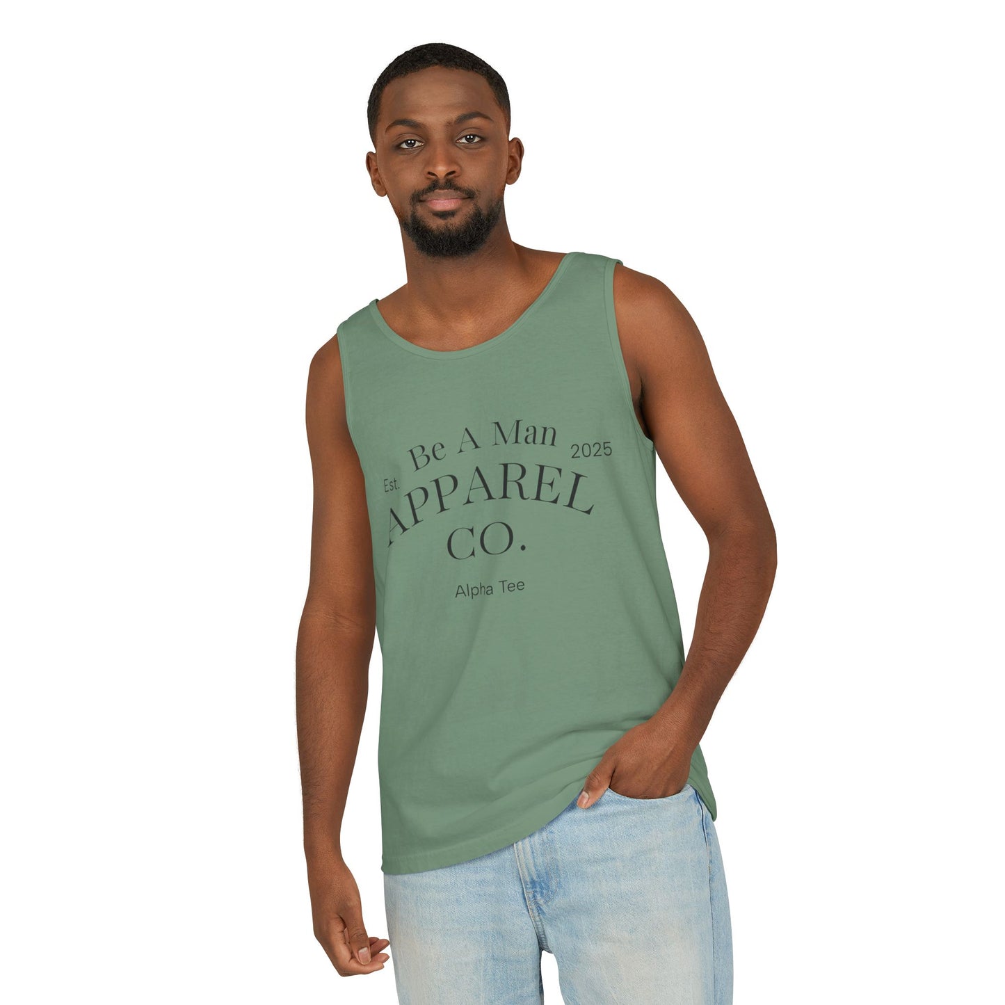 Men's Tank Top - Relaxing BE A MAN APPAREL PROTECT PROVIDE AND PRAY Design