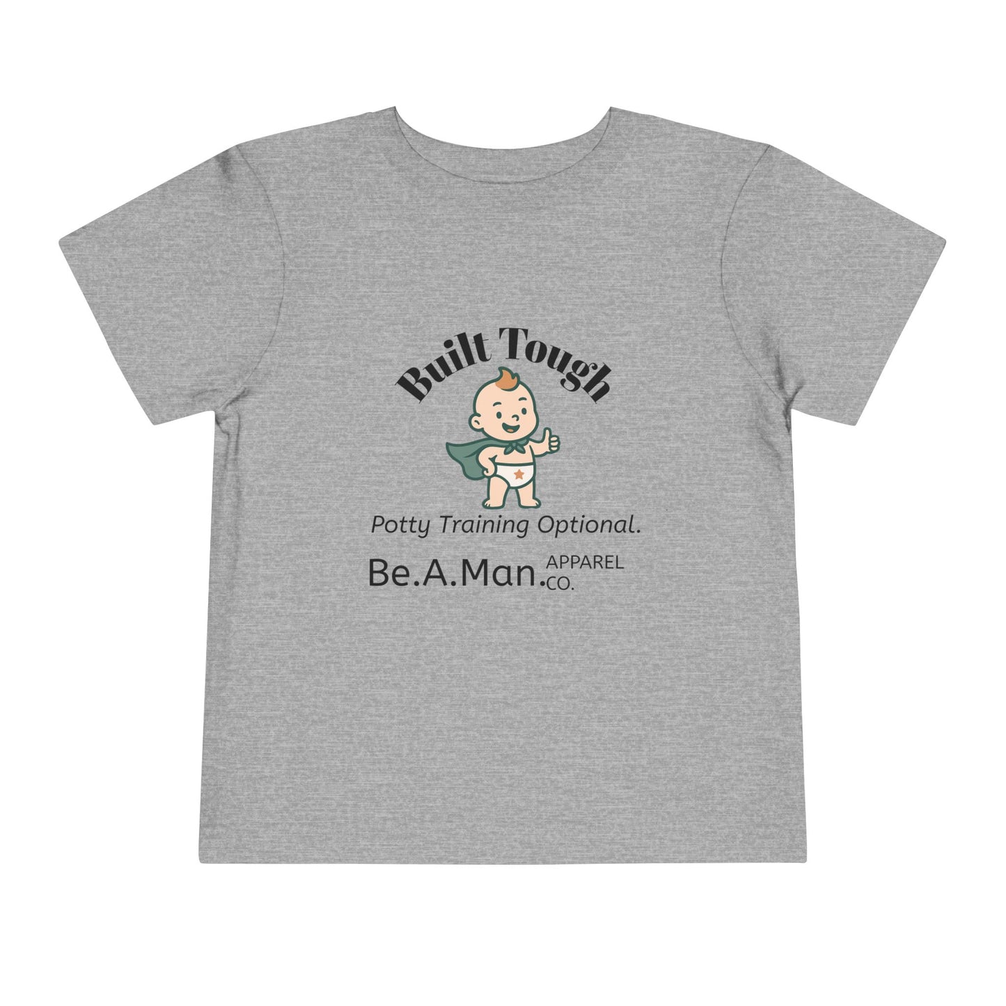 Built Tough Toddler Tee, Funny Kid's Shirt, Potty Training Shirt, Gifts for Toddlers, Baby Shower Gift