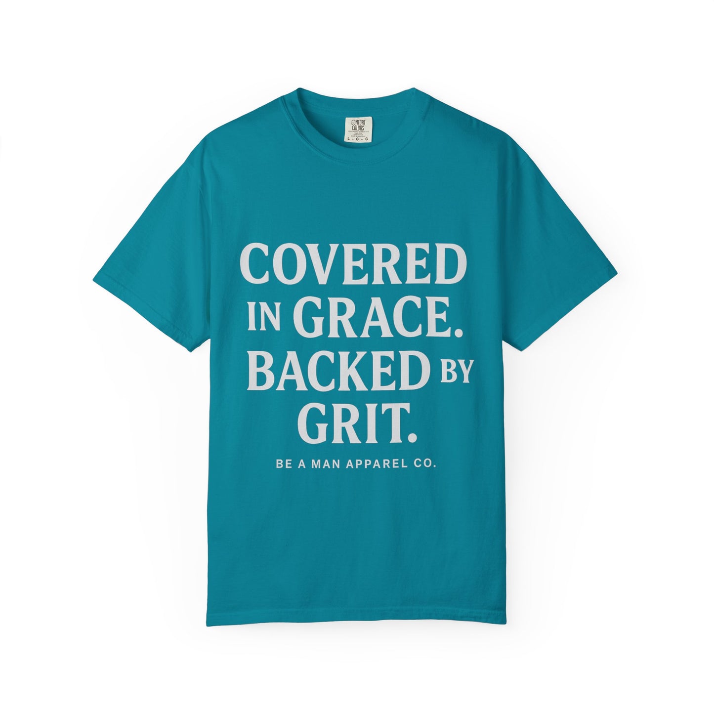 Covered in Grace, Backed by Grit – Be Her Backbone (Women's Shirt)