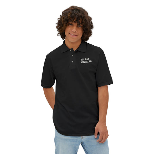 Men's Polo Shirt - BE A MAN Polo Design