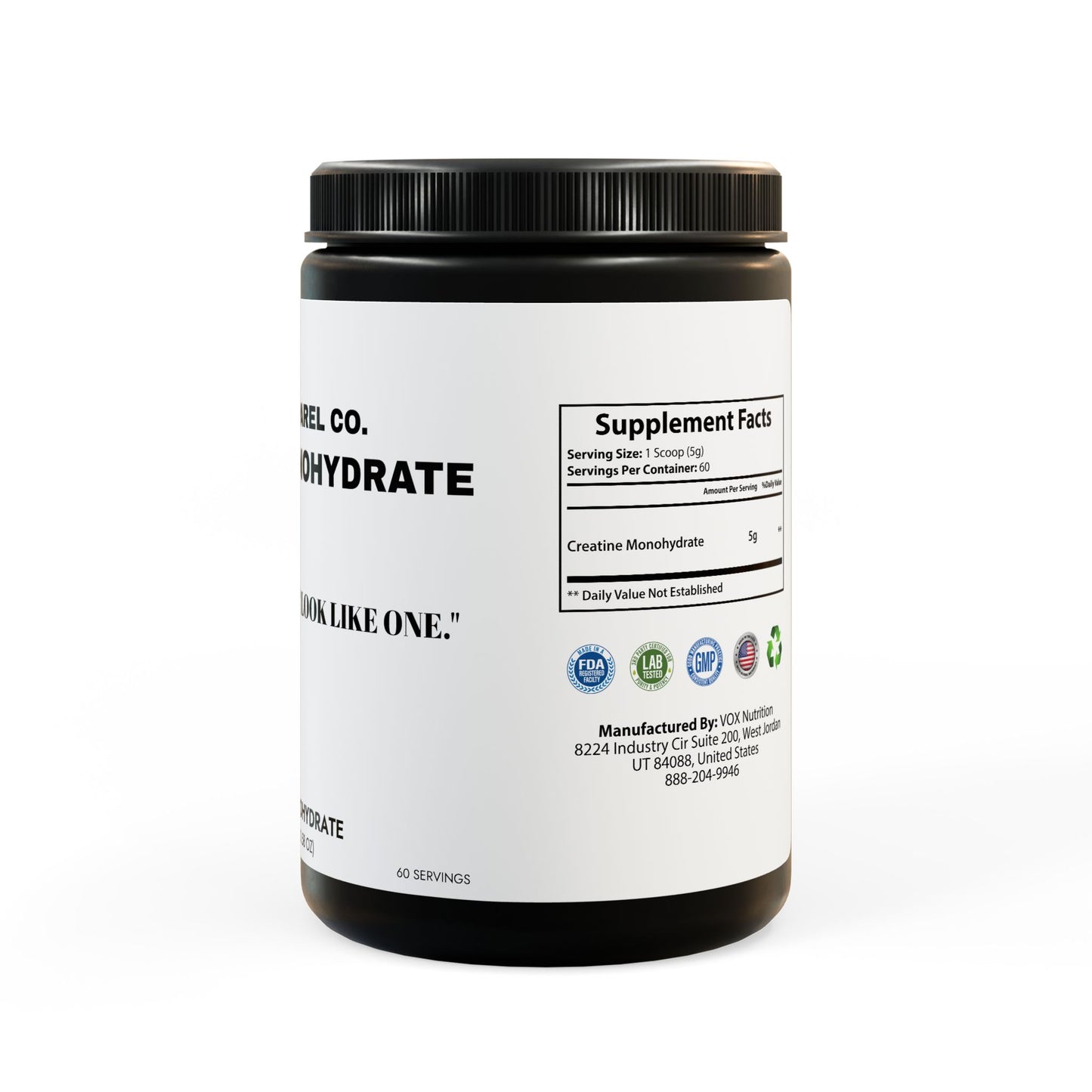 Creatine Monohydrate Supplement (300g, 10.58oz)