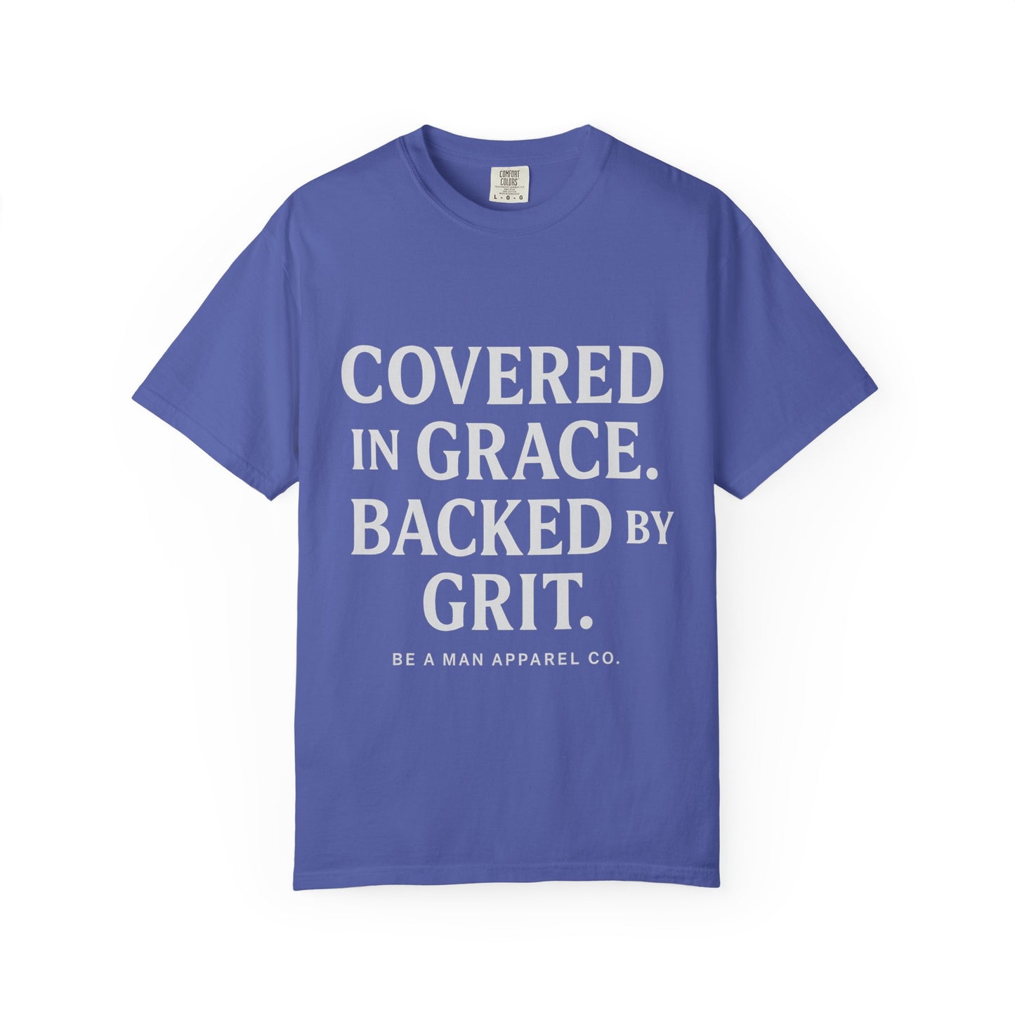 Covered in Grace, Backed by Grit – Be Her Backbone (Women's Shirt)