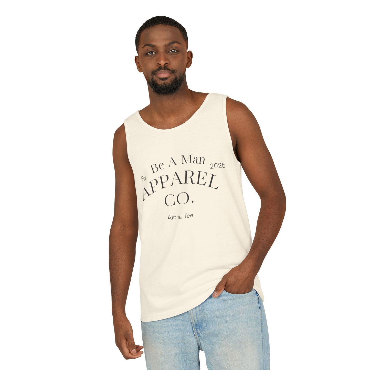 Men's Tank Top - Relaxing BE A MAN APPAREL PROTECT PROVIDE AND PRAY Design
