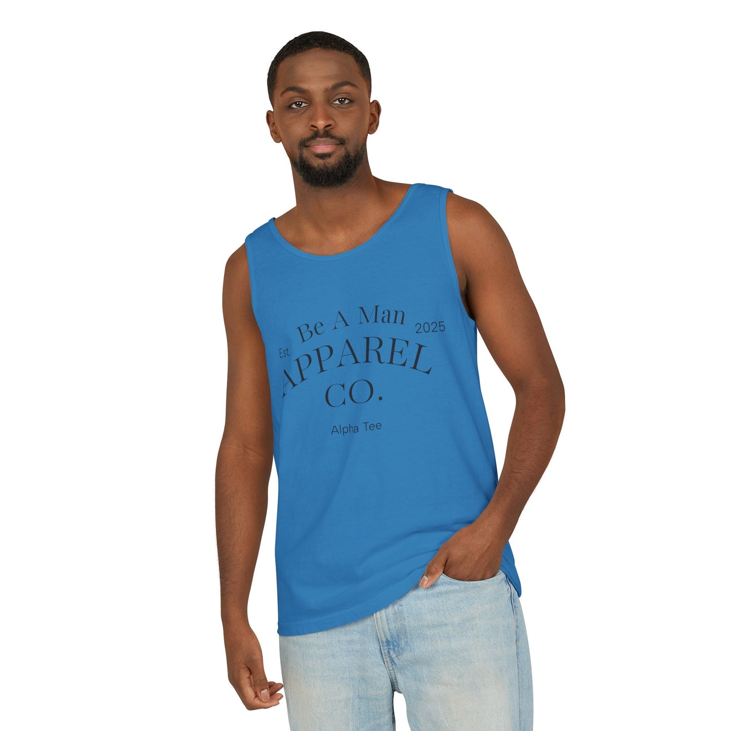 Men's Tank Top - Relaxing BE A MAN APPAREL PROTECT PROVIDE AND PRAY Design
