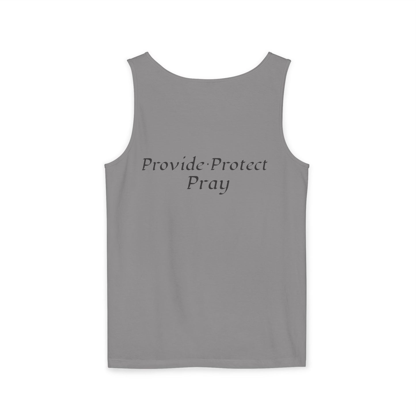 Men's Tank Top - Relaxing BE A MAN APPAREL PROTECT PROVIDE AND PRAY Design