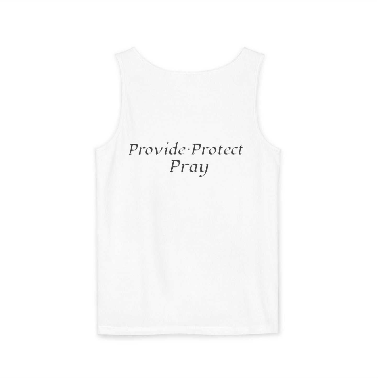 Men's Tank Top - Relaxing BE A MAN APPAREL PROTECT PROVIDE AND PRAY Design