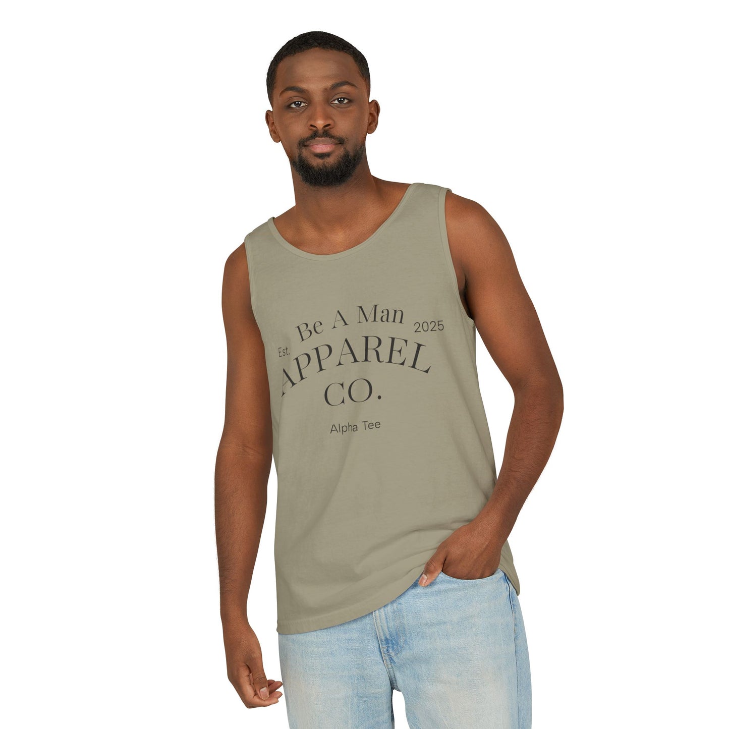 Men's Tank Top - Relaxing BE A MAN APPAREL PROTECT PROVIDE AND PRAY Design