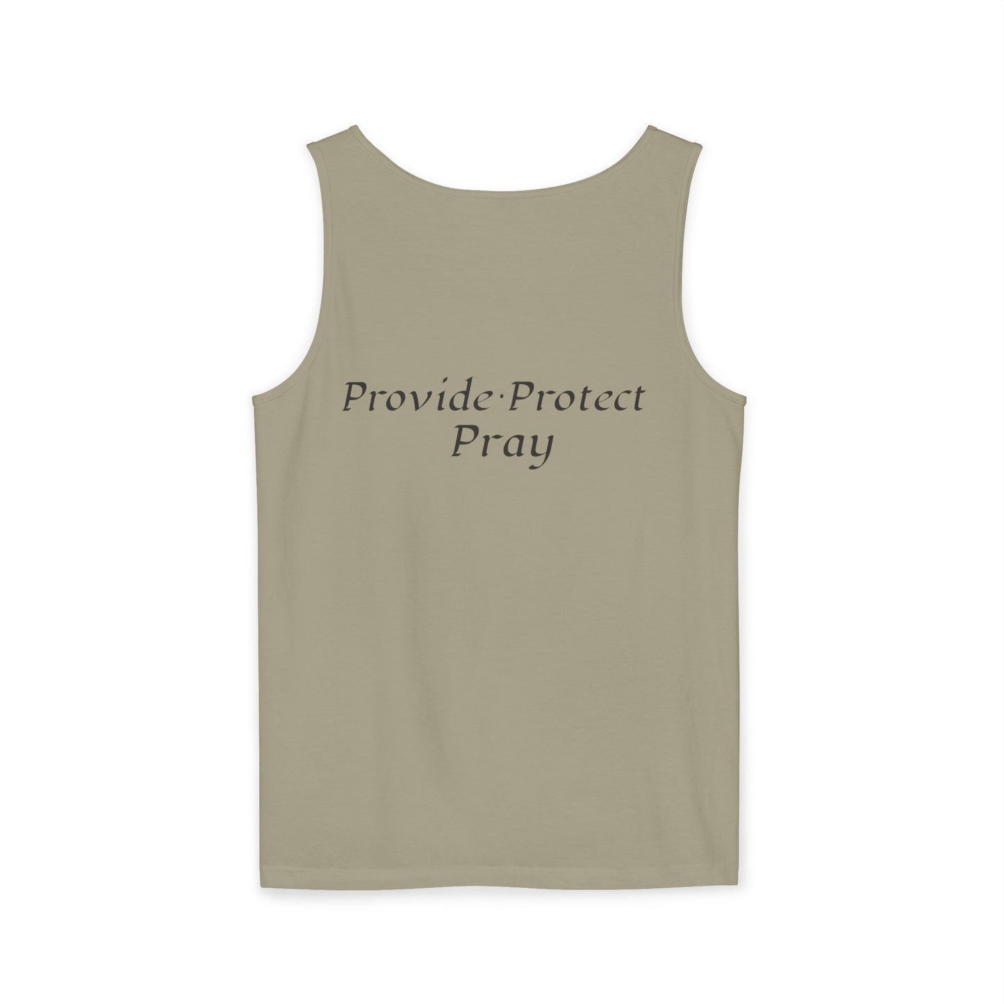 Men's Tank Top - Relaxing BE A MAN APPAREL PROTECT PROVIDE AND PRAY Design