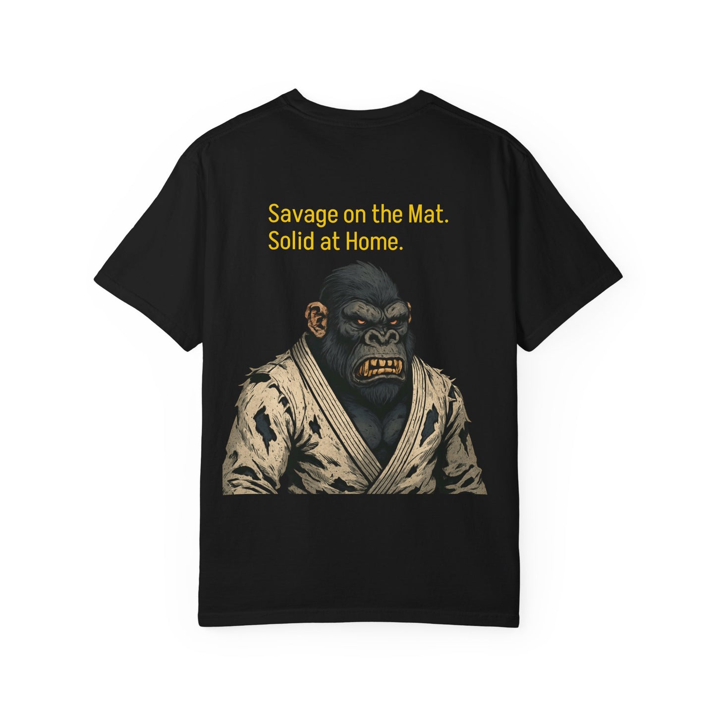 Built for Both Unisex Garment-Dyed T-shirt - Perfect for Fitness, Home Life, Gifts, Holidays, Casual Wear