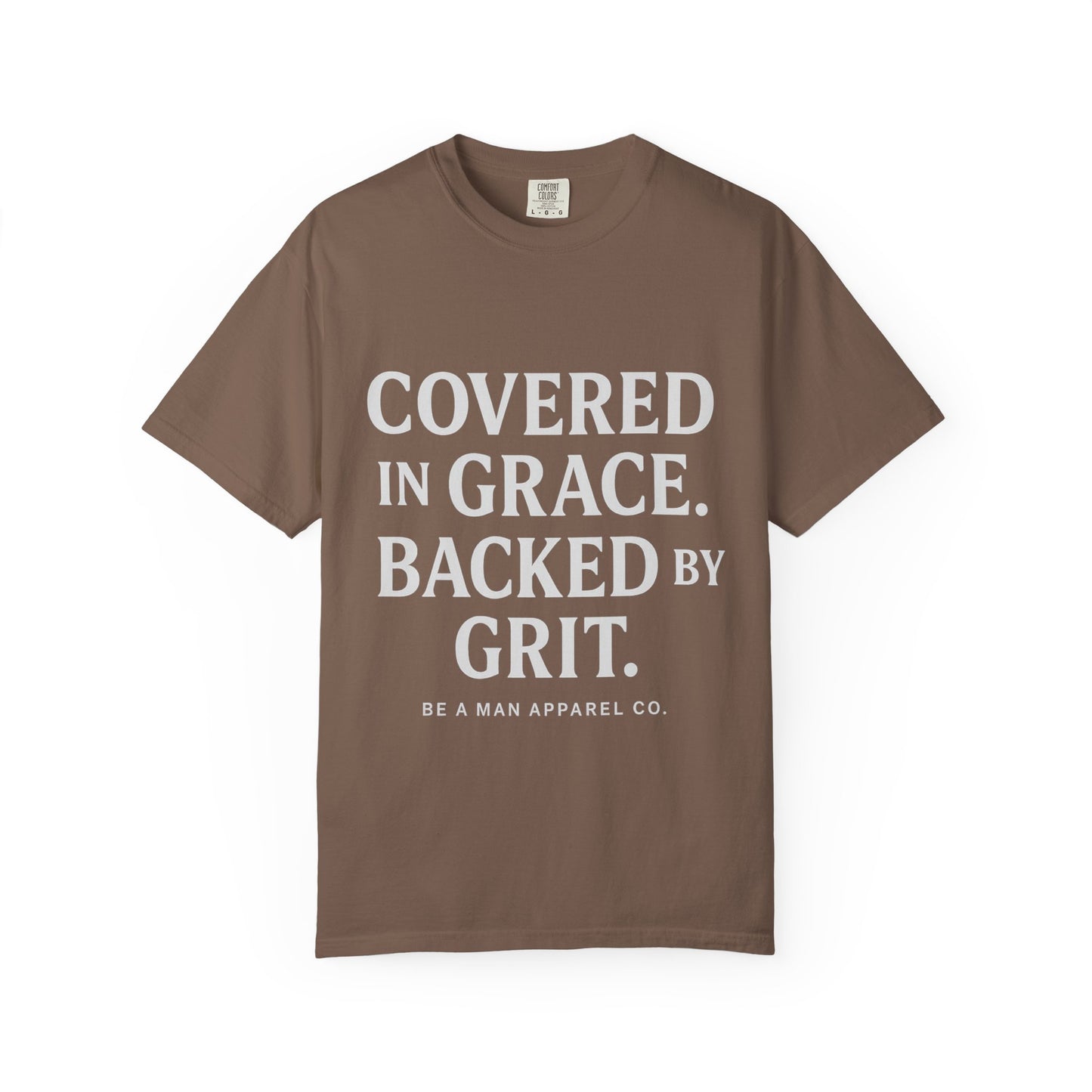 Covered in Grace, Backed by Grit – Be Her Backbone (Women's Shirt)