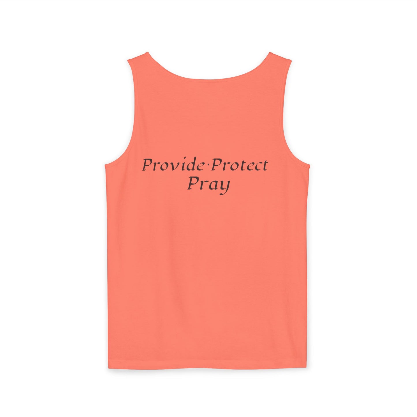 Men's Tank Top - Relaxing BE A MAN APPAREL PROTECT PROVIDE AND PRAY Design