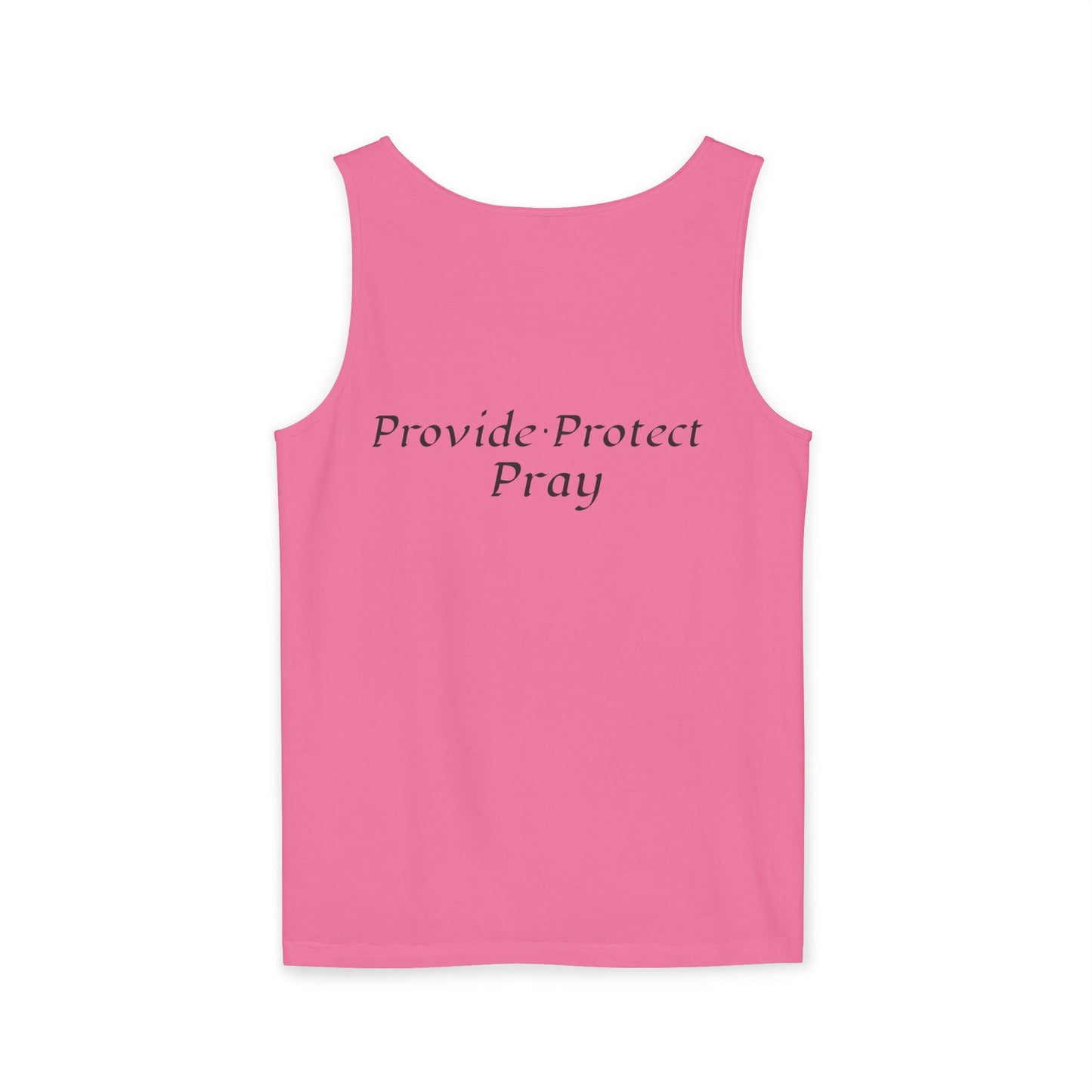 Men's Tank Top - Relaxing BE A MAN APPAREL PROTECT PROVIDE AND PRAY Design