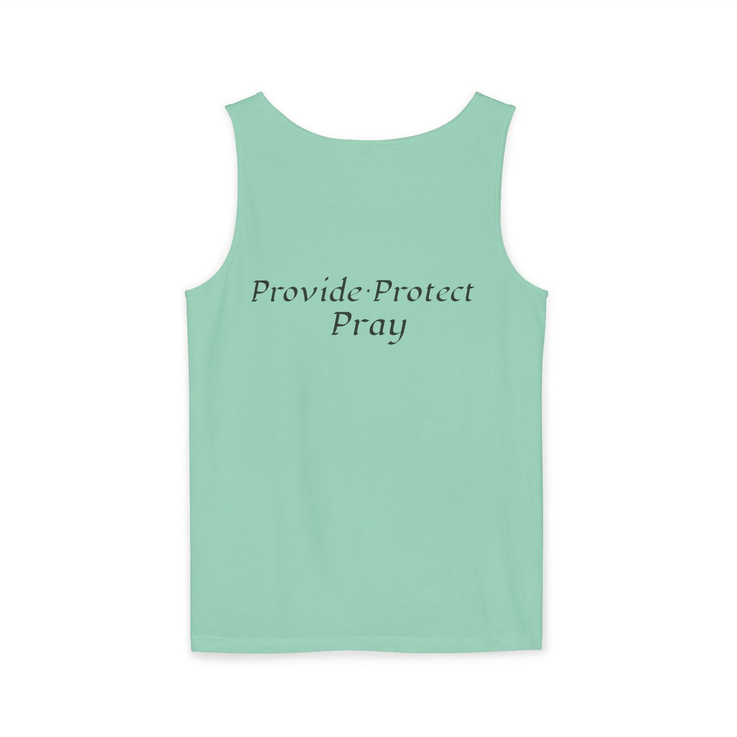 Men's Tank Top - Relaxing BE A MAN APPAREL PROTECT PROVIDE AND PRAY Design