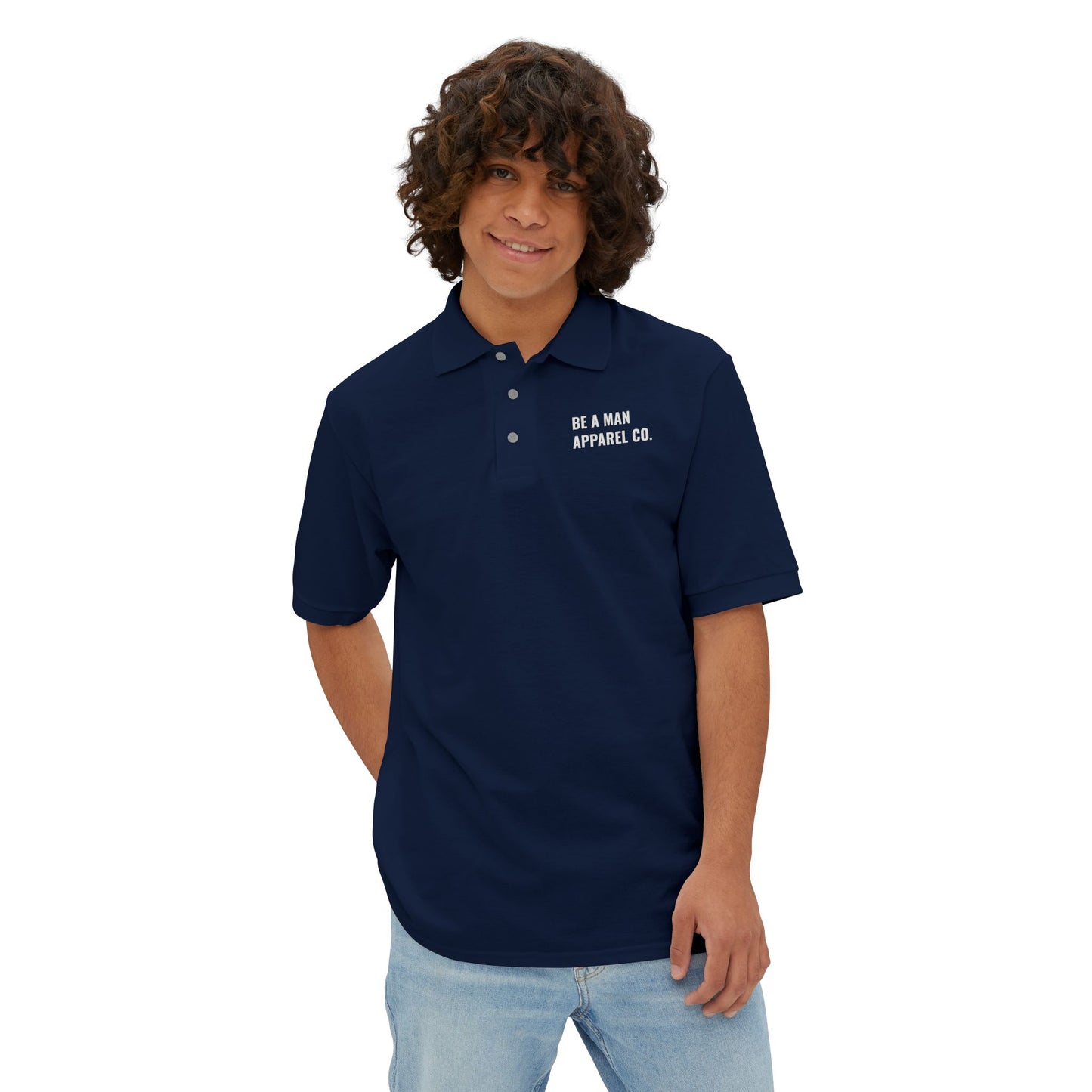 Men's Polo Shirt - BE A MAN Polo Design