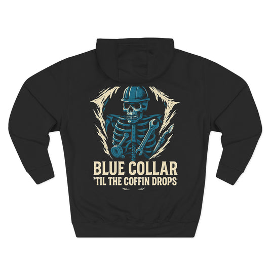 Built Different. Built Blue Collar Hoodie