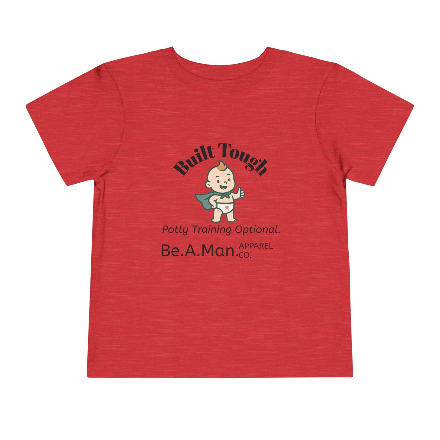 Built Tough Toddler Tee, Funny Kid's Shirt, Potty Training Shirt, Gifts for Toddlers, Baby Shower Gift