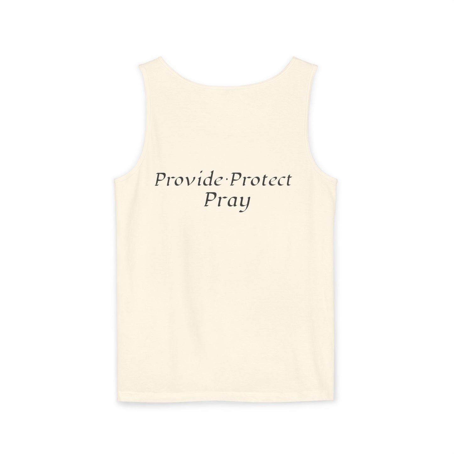 Men's Tank Top - Relaxing BE A MAN APPAREL PROTECT PROVIDE AND PRAY Design