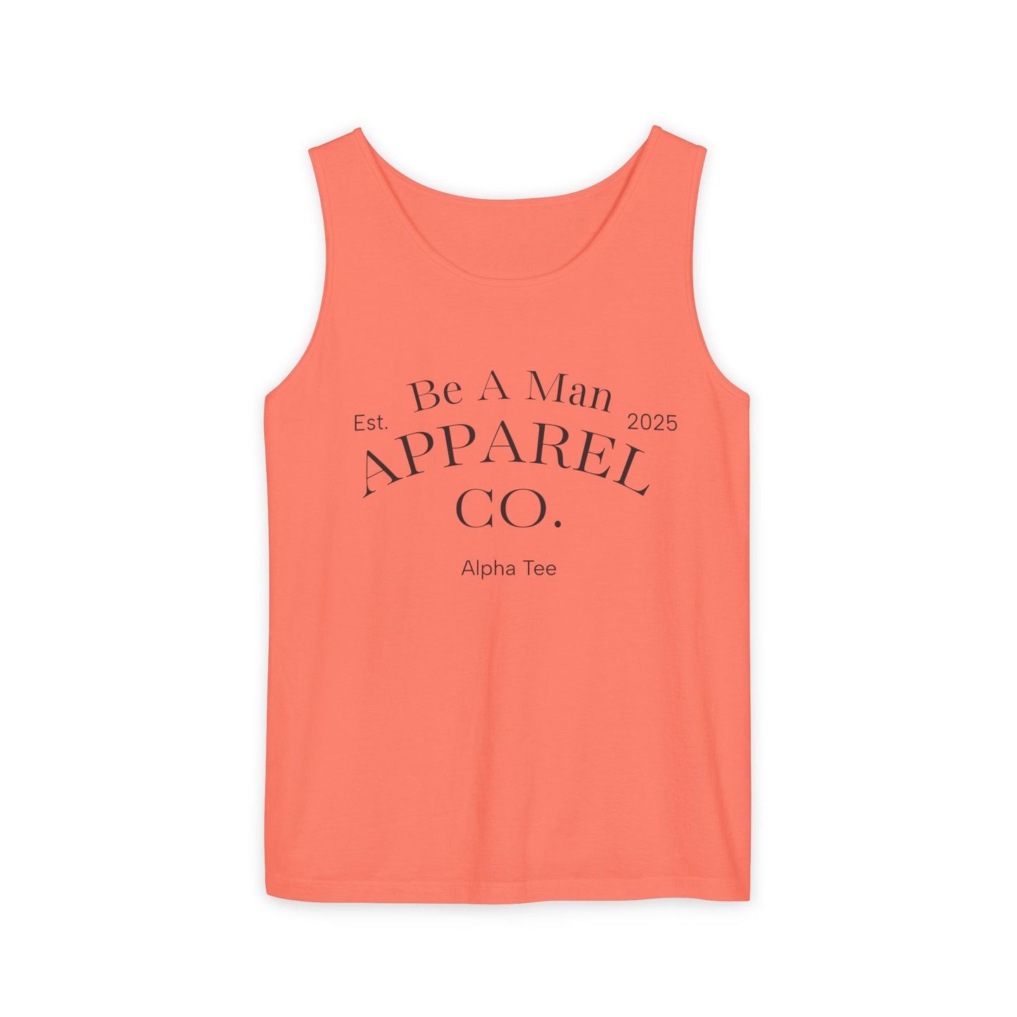 Men's Tank Top - Relaxing BE A MAN APPAREL PROTECT PROVIDE AND PRAY Design