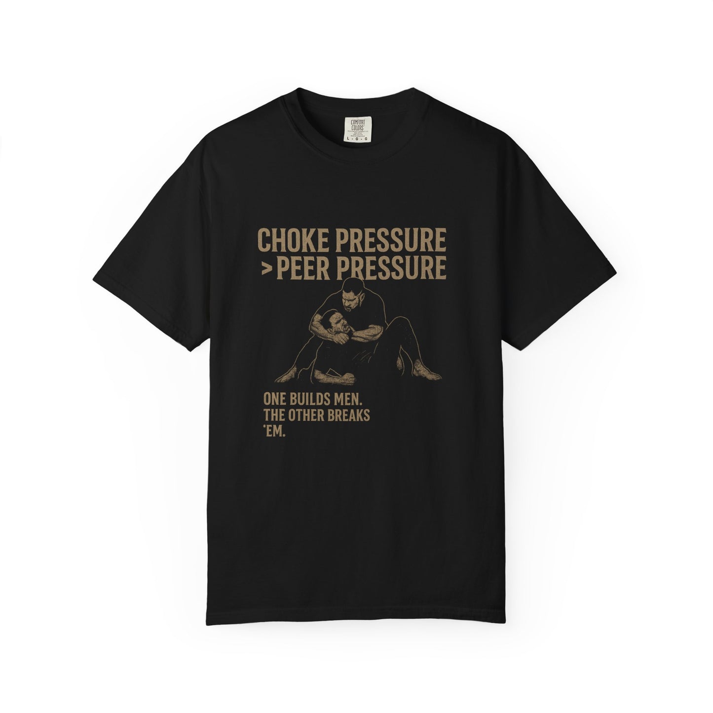 Choke pressure builds men. Peer pressure breaks ‘em.