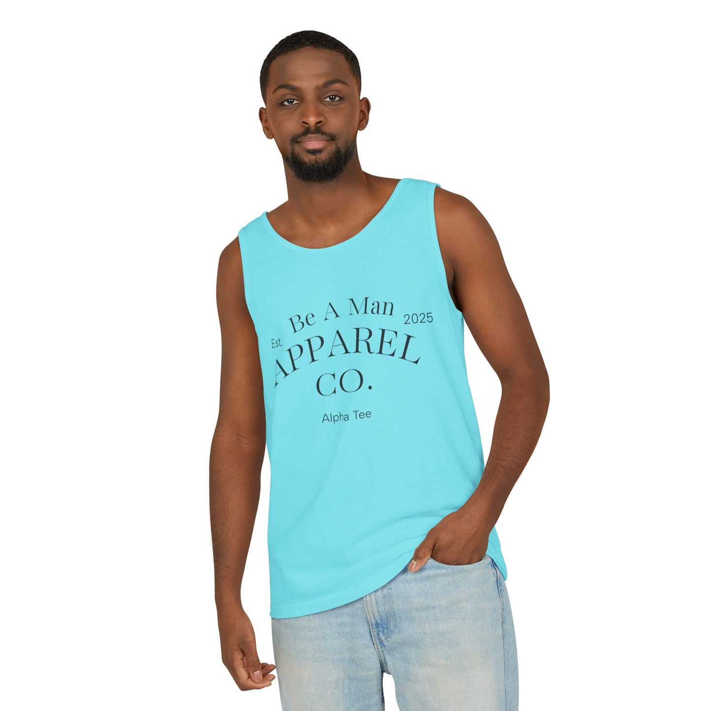 Men's Tank Top - Relaxing BE A MAN APPAREL PROTECT PROVIDE AND PRAY Design