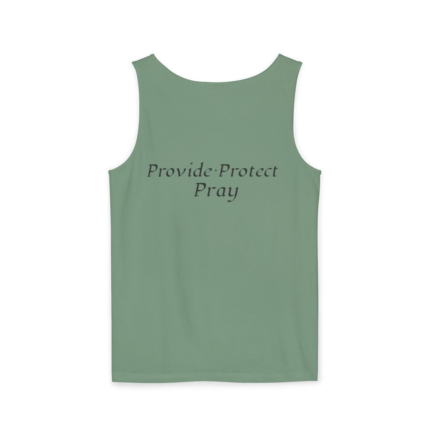 Men's Tank Top - Relaxing BE A MAN APPAREL PROTECT PROVIDE AND PRAY Design