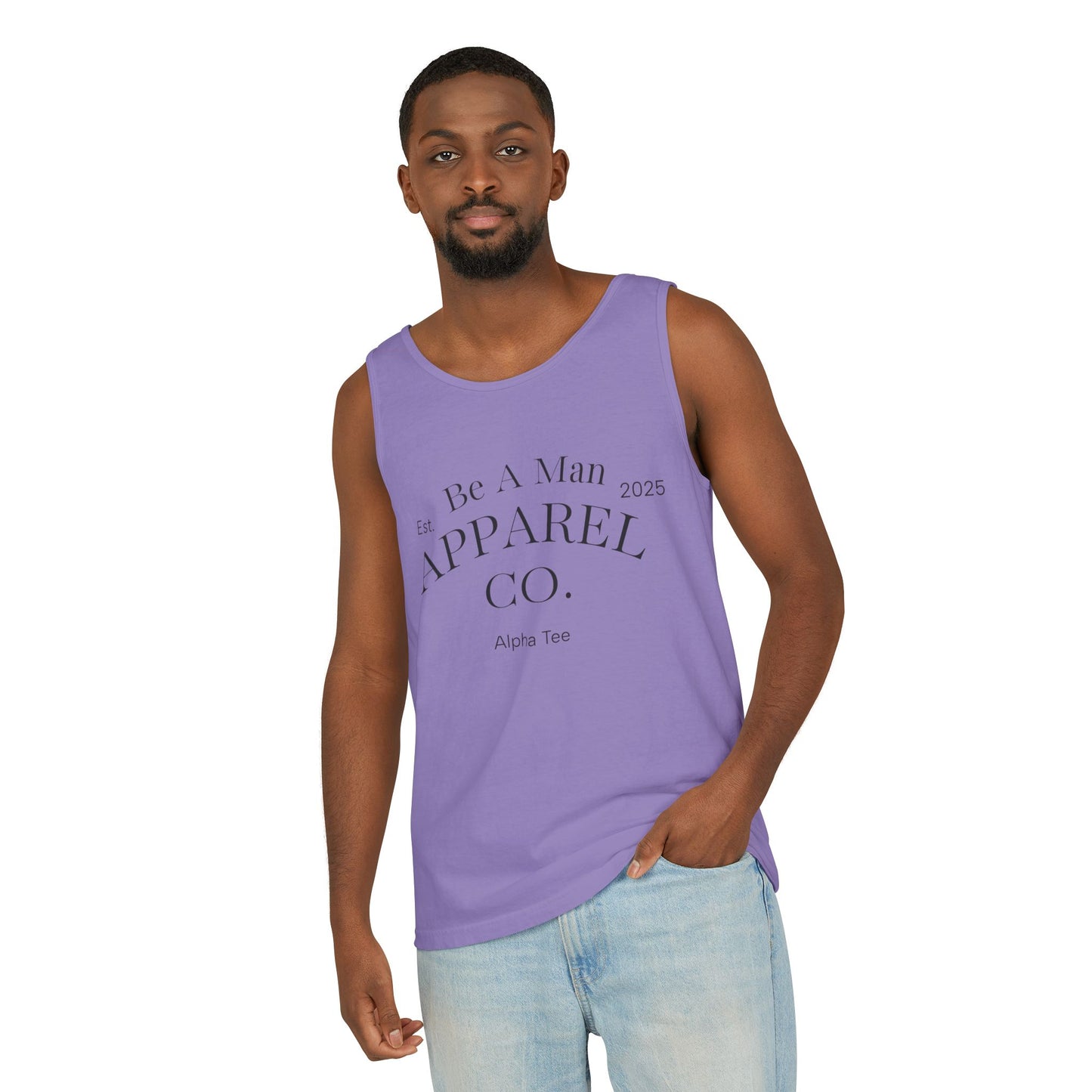 Men's Tank Top - Relaxing BE A MAN APPAREL PROTECT PROVIDE AND PRAY Design