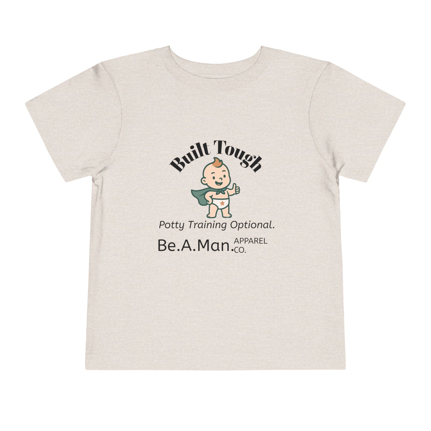 Built Tough Toddler Tee, Funny Kid's Shirt, Potty Training Shirt, Gifts for Toddlers, Baby Shower Gift
