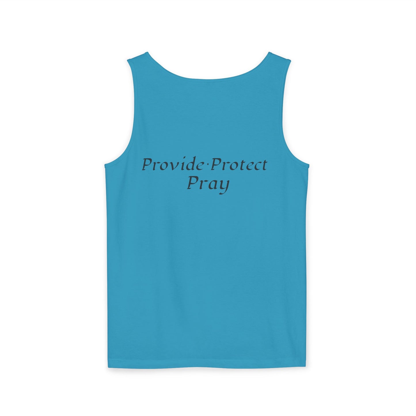 Men's Tank Top - Relaxing BE A MAN APPAREL PROTECT PROVIDE AND PRAY Design